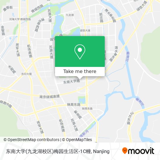 东南大学(九龙湖校区)梅园生活区-1C幢 map