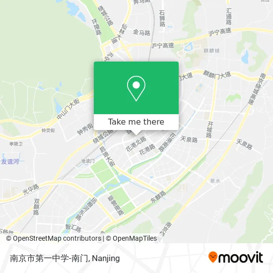南京市第一中学-南门 map