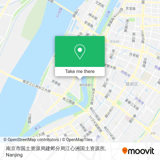 南京市国土资源局建邺分局江心洲国土资源所 map