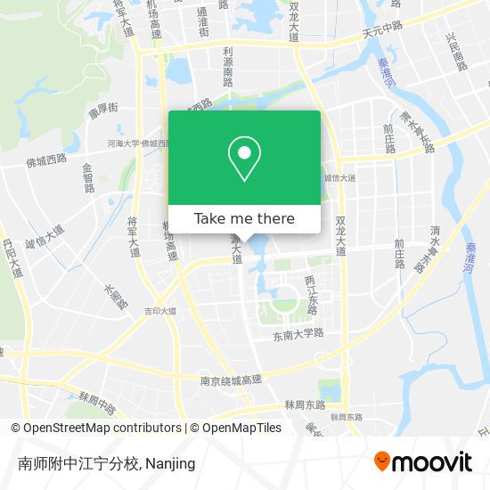 南师附中江宁分校 map
