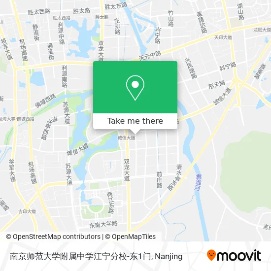 南京师范大学附属中学江宁分校-东1门 map