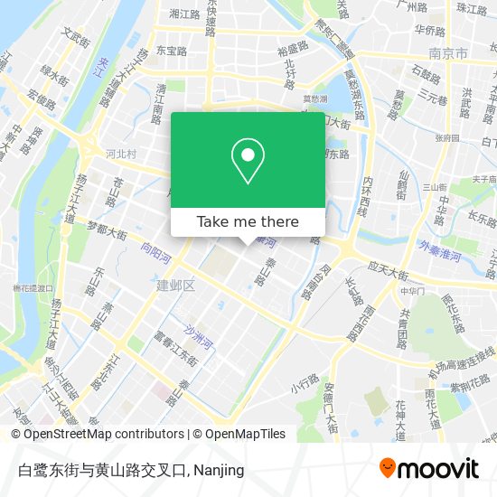 白鹭东街与黄山路交叉口 map