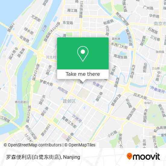 罗森便利店(白鹭东街店) map