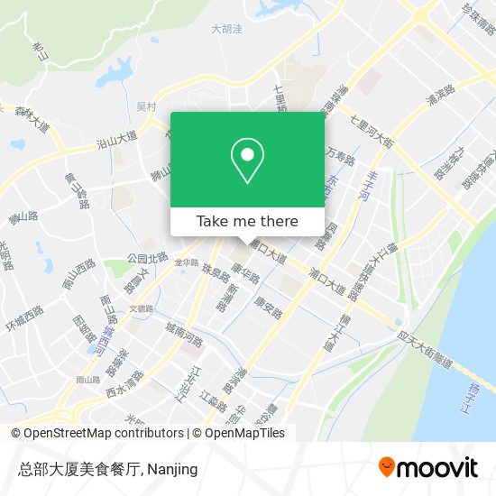 总部大厦美食餐厅 map