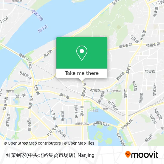 鲜菜到家(中央北路集贸市场店) map