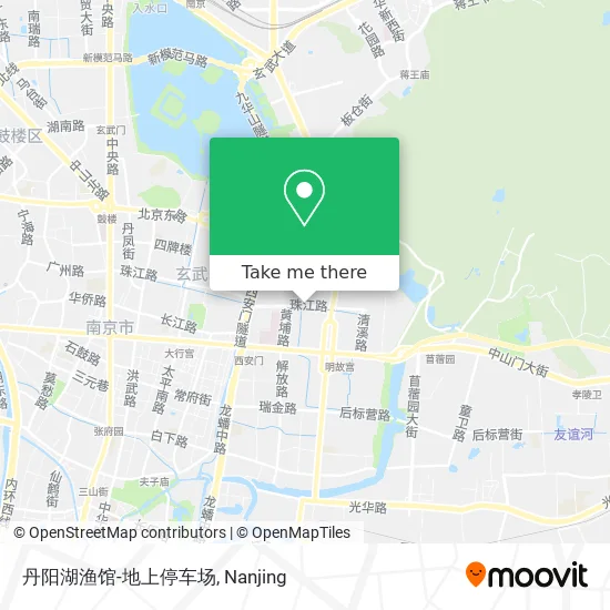 丹阳湖渔馆-地上停车场 map