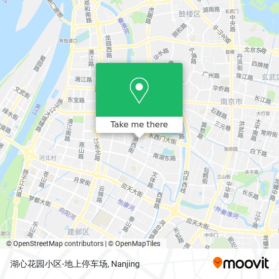 湖心花园小区-地上停车场 map