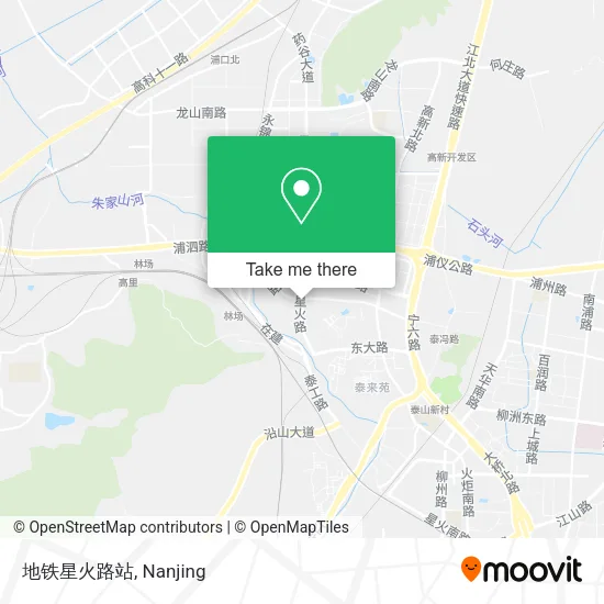 地铁星火路站 map