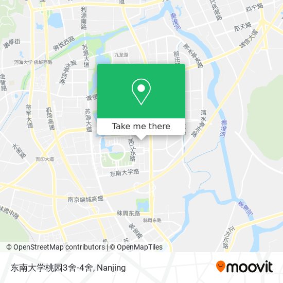 东南大学桃园3舍-4舍 map