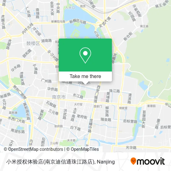 小米授权体验店(南京迪信通珠江路店) map