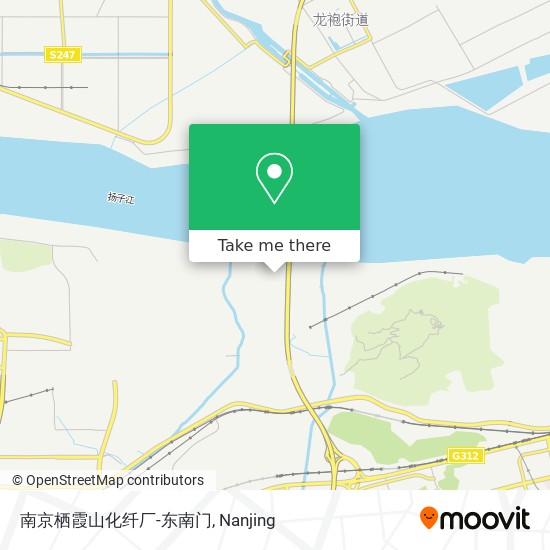 南京栖霞山化纤厂-东南门 map