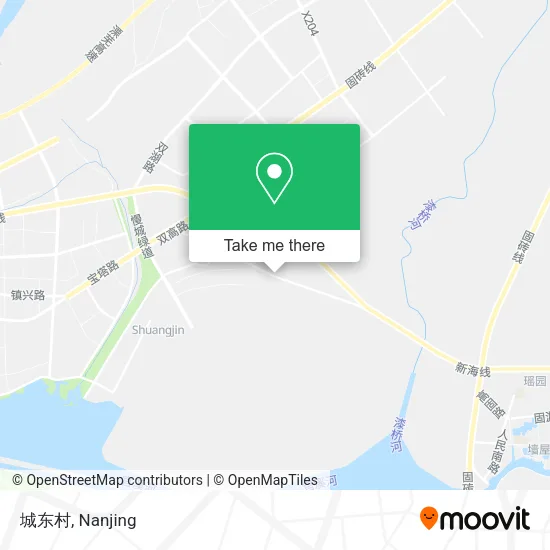 城东村 map