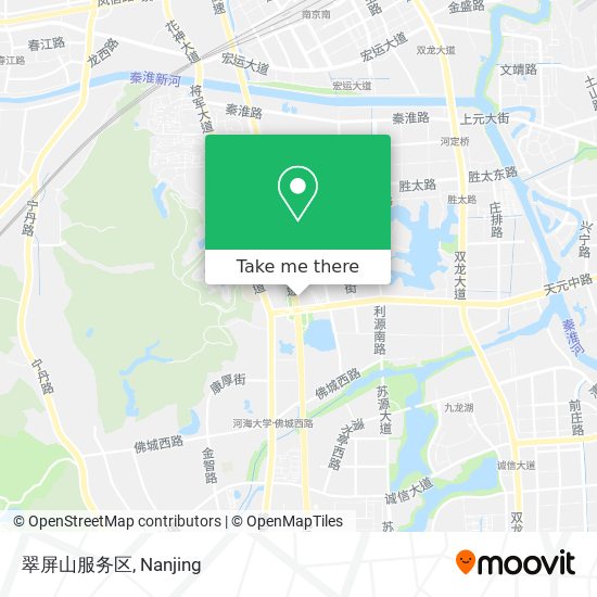 翠屏山服务区 map