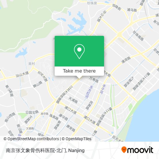南京张文象骨伤科医院-北门 map