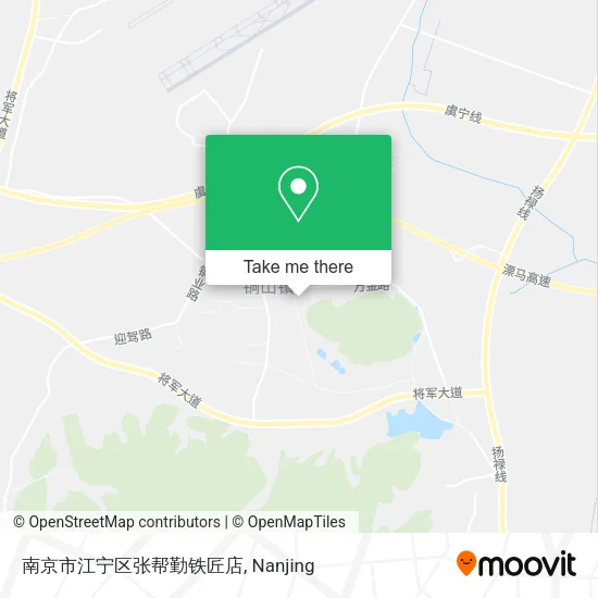 南京市江宁区张帮勤铁匠店 map