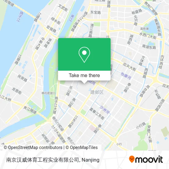 南京汉威体育工程实业有限公司 map