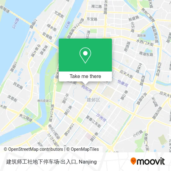建筑师工社地下停车场-出入口 map