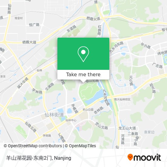 羊山湖花园-东南2门 map