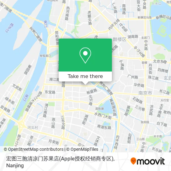 宏图三胞清凉门苏果店(Apple授权经销商专区) map