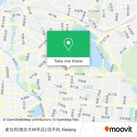 麦当劳(南京大钟亭店)-洗手间 map