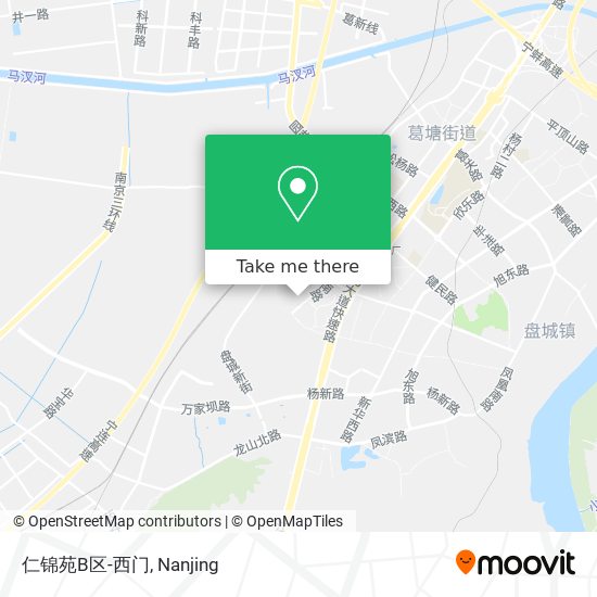 仁锦苑B区-西门 map