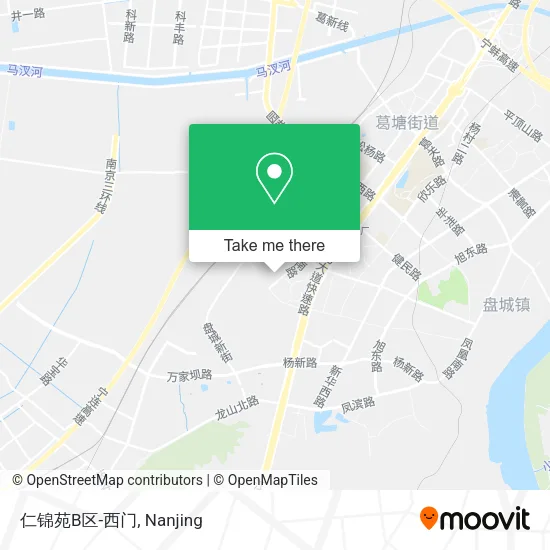 仁锦苑B区-西门 map
