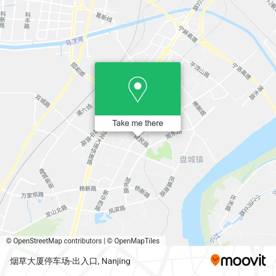 烟草大厦停车场-出入口 map