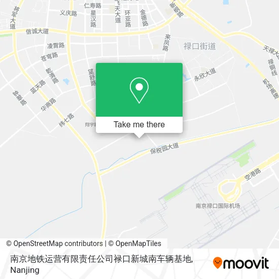 南京地铁运营有限责任公司禄口新城南车辆基地 map