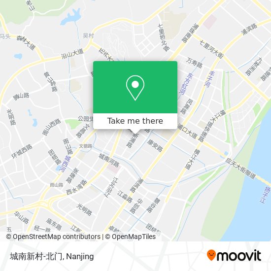 城南新村-北门 map