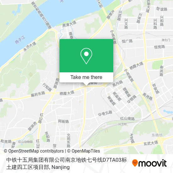 中铁十五局集团有限公司南京地铁七号线D7TA03标土建四工区项目部 map