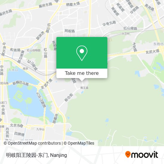 明岐阳王陵园-东门 map