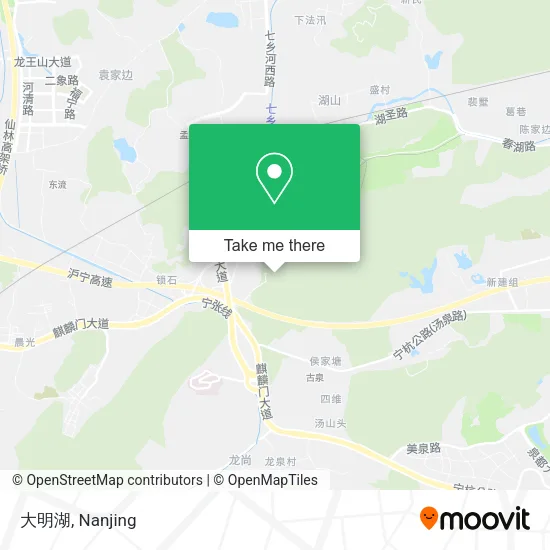 大明湖 map