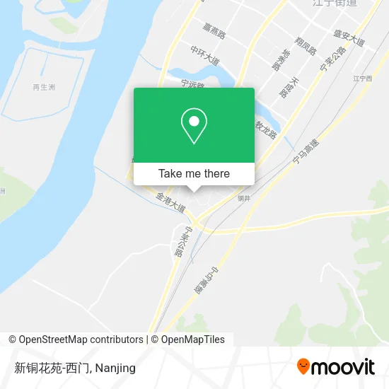 新铜花苑-西门 map