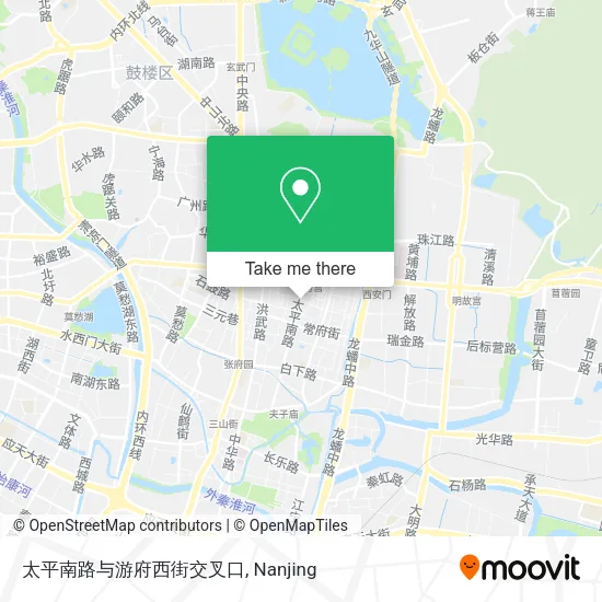 太平南路与游府西街交叉口 map