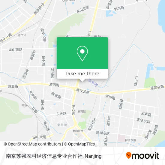 南京苏强农村经济信息专业合作社 map