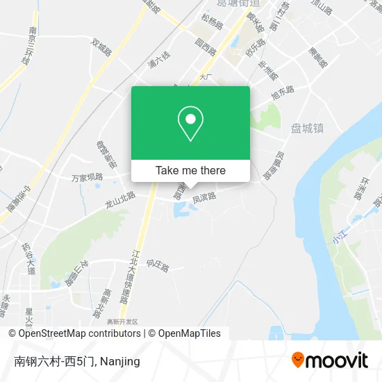 南钢六村-西5门 map