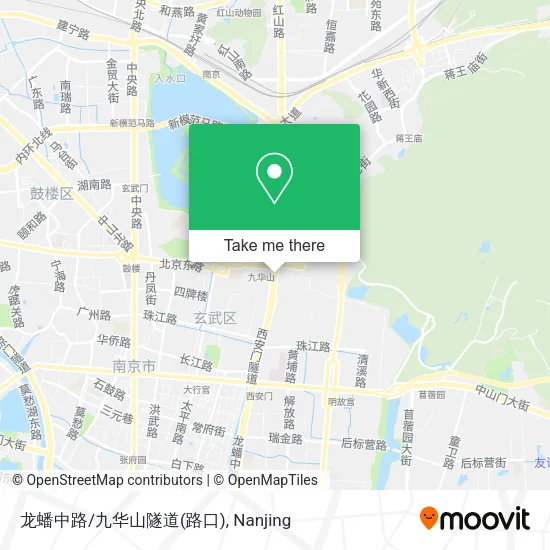 龙蟠中路/九华山隧道(路口) map