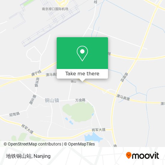 地铁铜山站 map