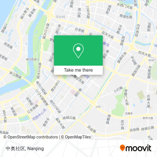 中奥社区 map