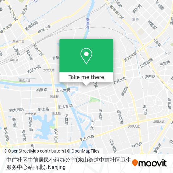 中前社区中前居民小组办公室(东山街道中前社区卫生服务中心站西北) map