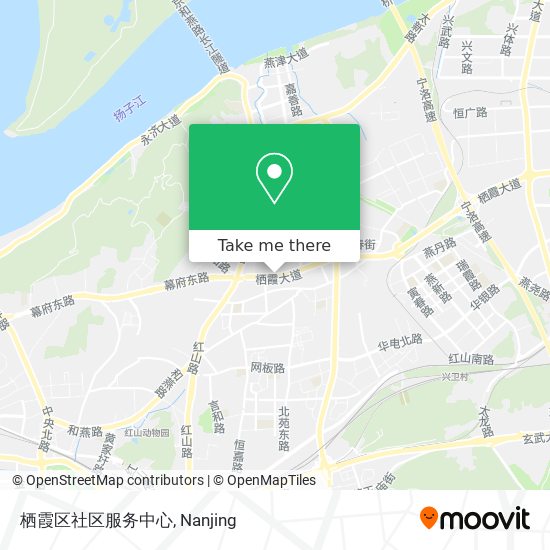 栖霞区社区服务中心 map