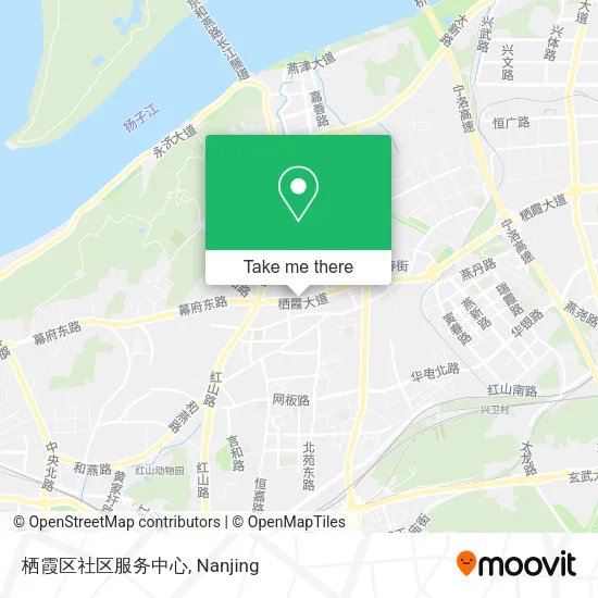 栖霞区社区服务中心 map