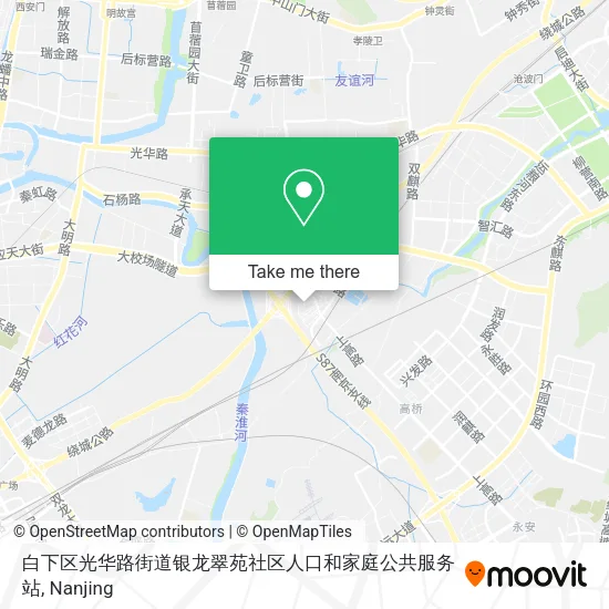 白下区光华路街道银龙翠苑社区人口和家庭公共服务站 map