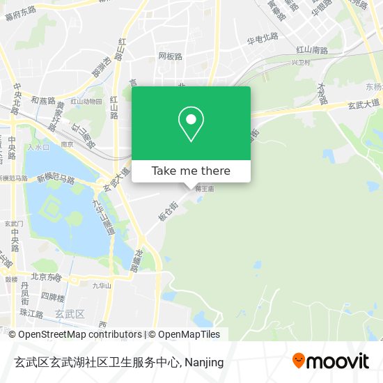 玄武区玄武湖社区卫生服务中心 map