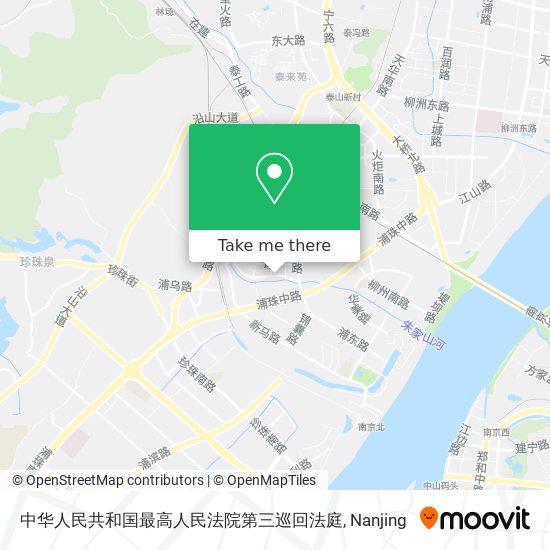 中华人民共和国最高人民法院第三巡回法庭 map