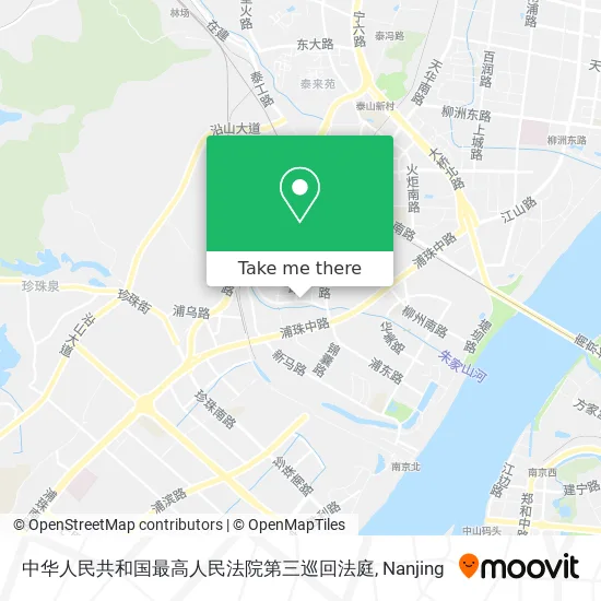 中华人民共和国最高人民法院第三巡回法庭 map