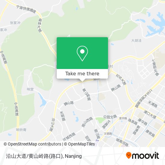 沿山大道/黄山岭路(路口) map