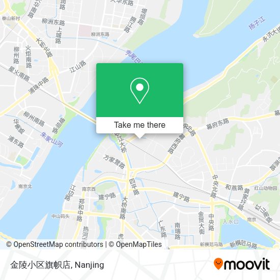金陵小区旗帜店 map