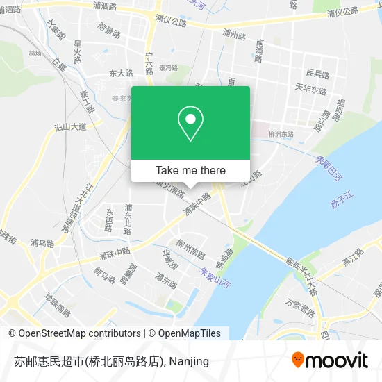 苏邮惠民超市(桥北丽岛路店) map