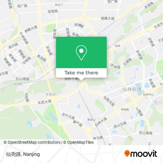 仙尧路 map
